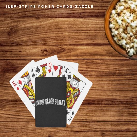 ILBF-Blkストライプ トランプ