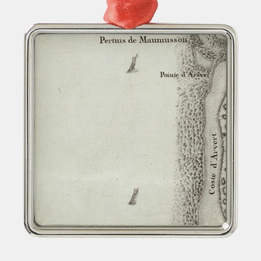 Ileのd'Oleron メタルオーナメント (正面)