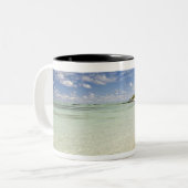 Ile Aux Cerf, 2の人気があるほとんどの日帰り ツートーンマグカップ (正面左)