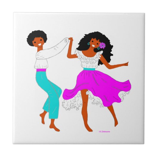 Île de la Réunion, France タイル (正面)