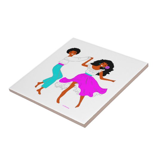 Île de la Réunion, France タイル (側面)