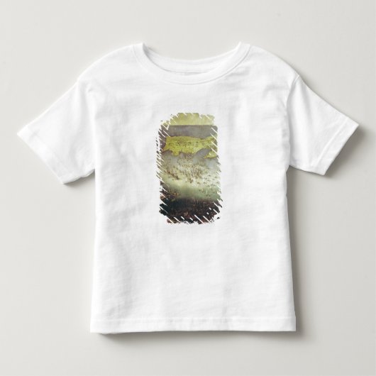 Ile de Reの包囲の持ち上がること トドラーTシャツ (正面)