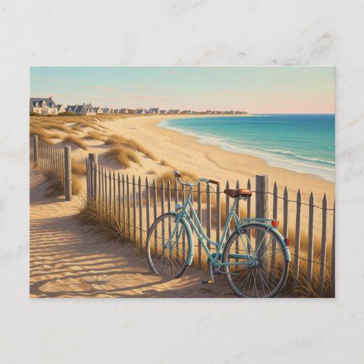 Île de Ré France Bicycle ポストカード (正面)