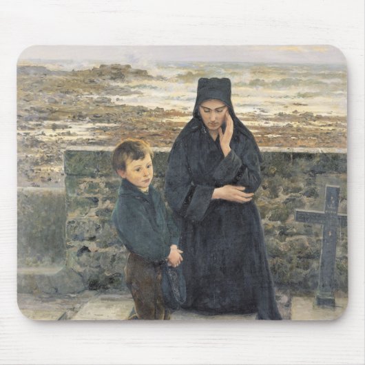 Ile de Sein 1880年の寡婦 マウスパッド (正面)