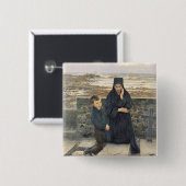 Ile de Sein 1880年の寡婦 缶バッジ (正面&裏面)