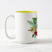 Île des Pins paradis, Nouvelle Calédonie tropical, ツートーンマグカップ (左)