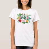 Île des Pins paradis, Nouvelle Calédonie tropical, Tシャツ (正面)