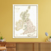 Iles Britannik – イギリス諸島 キャンバスプリント (インサイチュ (リビング))