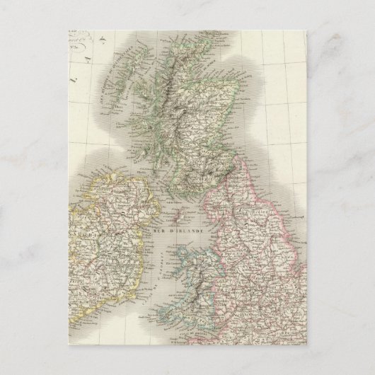 Iles Britannik – イギリス諸島 ポストカード (正面)