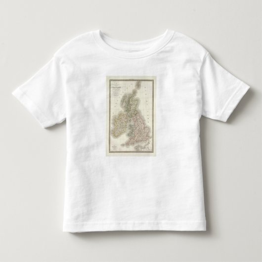Iles Britanniques -イギリス諸島 トドラーTシャツ (正面)