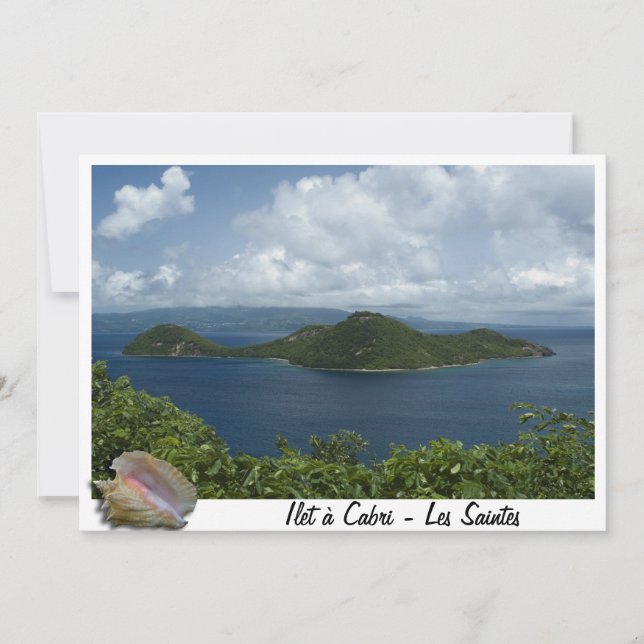 Ilet à  cabri- Les Saintes- Guadeloupes (正面)