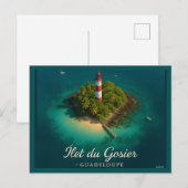 Îlet du Gosier Guadeloupe ポストカード (正面/裏面)