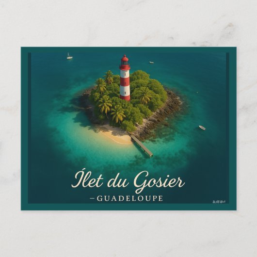 Îlet du Gosier Guadeloupe ポストカード (正面)