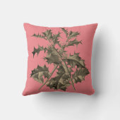 Ilex – Holly – Stechpalme – Christdorn クッション (裏面)