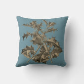 Ilex – Holly – Stechpalme – Christdorn クッション (裏面)