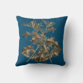 Ilex – Holly – Stechpalme – Christdorn クッション (裏面)