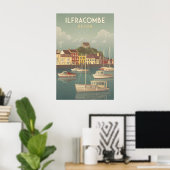 Ilfracombe Devon Travel Poster ポスター (ホームオフィス)