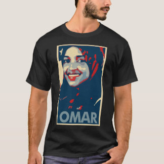 Ilhanオマールポスター政治パロディ Tシャツ