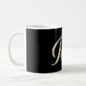 Ilias Name whitegold Tasse Teetasse Kaffeetasse コーヒーマグカップ (左)