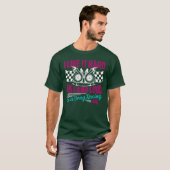 ILike It Hard Im A Drag Racing Girl Car funny Tシャツ (正面フル)