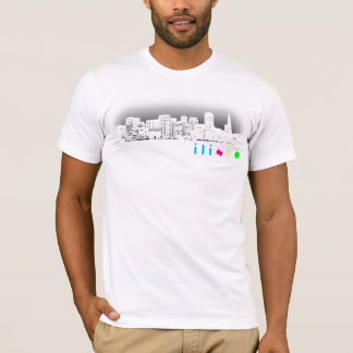 ilisfoのスカイラインの白 tシャツ
