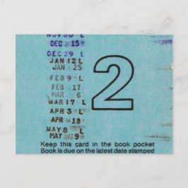 Ilium公共図書館カードNo. 2 ポストカード
