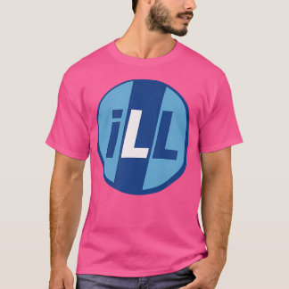 IllヒップホップサークルロゴMike D Pil Spoof Graphic Tシャツ