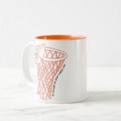 I'll Always Be Your Biggest Fan Basketball Bow ツートーンマグカップ (正面左)