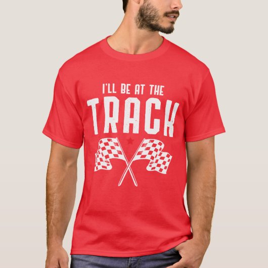 Ill Be Atherack Car Racing Race Car Driving retro Tシャツ (正面)