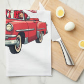 I'll be Home For Christmas Trump Won Election 2024 キッチンタオル (四つ折り)