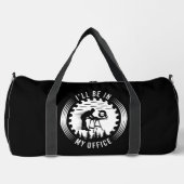 I'll Be In My Office ダッフルバッグ (正面)