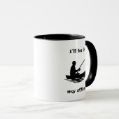 I'll Be In My Office Funny Fishing Gift マグカップ (正面右)