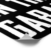 Ill Be In The Garage Funny Sarcastic Mechanic Work ポスター (角)