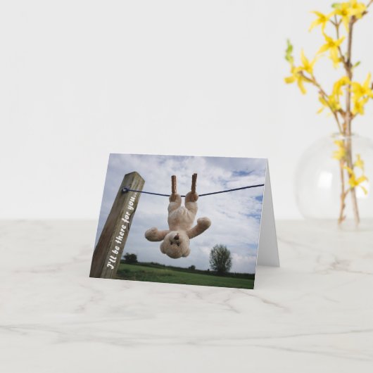 I'll be there for you.. カード (黄色い花)