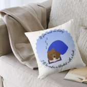 I'll be under a blanket with a book クッション