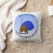 I'll be under a blanket with a book クッション (ブランケット)