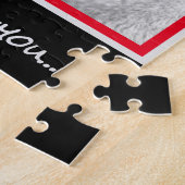 I'll be watching you!  Cute Black Kitten ジグソーパズル (側面)