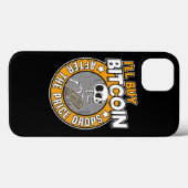 Ill Bitcoin買 Skeleton おもしろい BTC引用文ギフト Case-Mate iPhoneケース (裏面 (横))