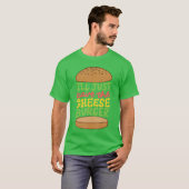Ill Just Havehe Cheeseburger Junk Food Foodies vin Tシャツ (正面フル)