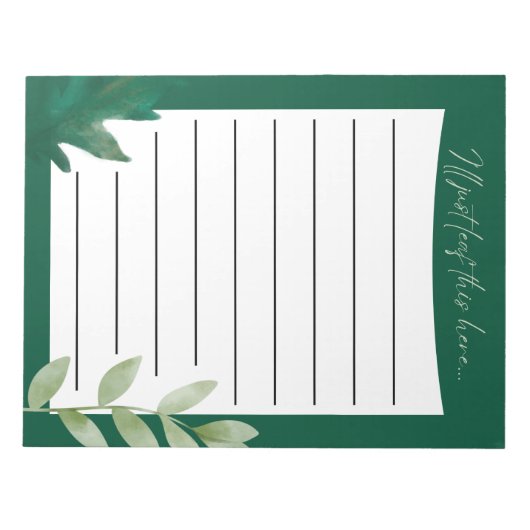 I'll Just Leaf This Here... Notepad ノートパッド (正面)