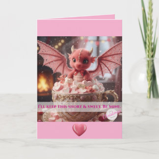 I'll Keep This Short & Sweet. Be Mine. V-day Card カード