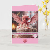 I'll Keep This Short & Sweet. Be Mine. V-day Card カード (黄色い花)