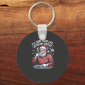 I'll Save Your Life After My Coffee Christmas  キーホルダー (正面)