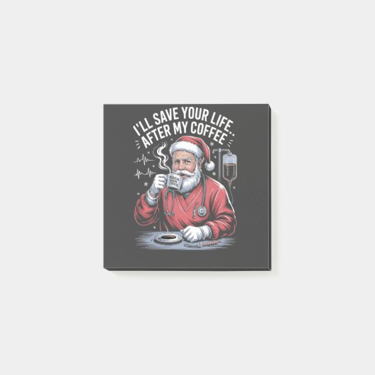I'll Save Your Life After My Coffee Christmas  ポストイット (正面)