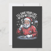 I'll Save Your Life After My Coffee Christmas  案内状 (正面)