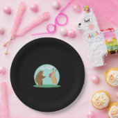 I'll With My Bear Hands Oh Deer Funny Creative Sty ペーパープレート (パーティー)