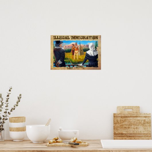 Illegal Immigration poster ポスター (キッチン)