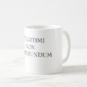 ILLEGITIMINONCARBORUNDUM コーヒーマグカップ (正面右)