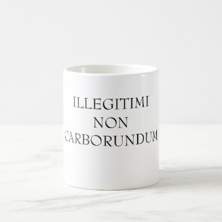 ILLEGITIMINONCARBORUNDUM コーヒーマグカップ