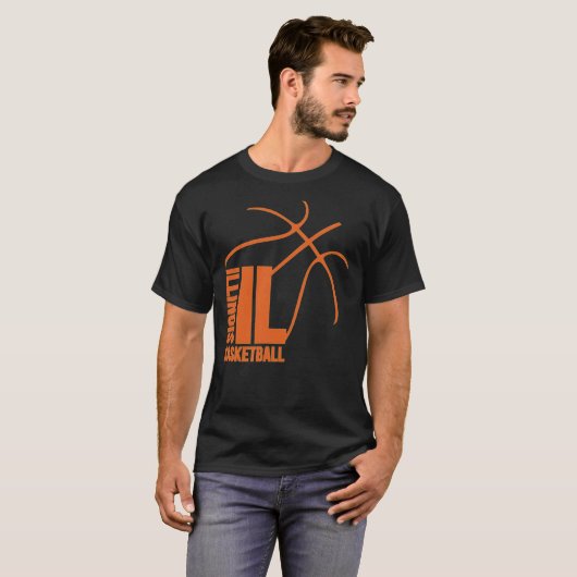 Illinois Basketball 01   Tシャツ (正面フル)